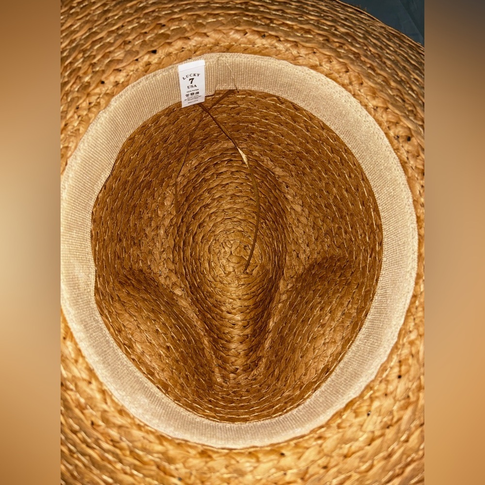 Stetson Brown Straw Hat with Starfish Charm - Picture 3 of 3